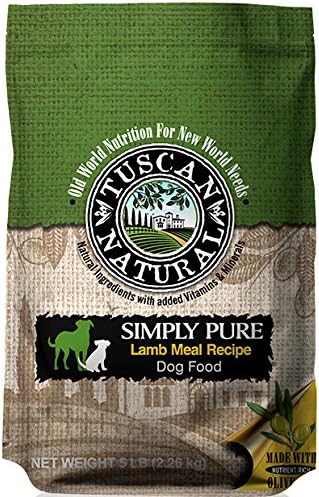 Tuscan Natural Pet Food Simply Pure Lamb Meal Dog Food Recipe, 28.6 lb