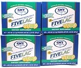 4 Boxes FiveLac Lemon Flavord Probiotics (60 packets each) by Global Health Trax