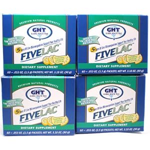 Click here to buy FiveLac Probiotic Cleanse 4 Boxes by Global Health Trax.