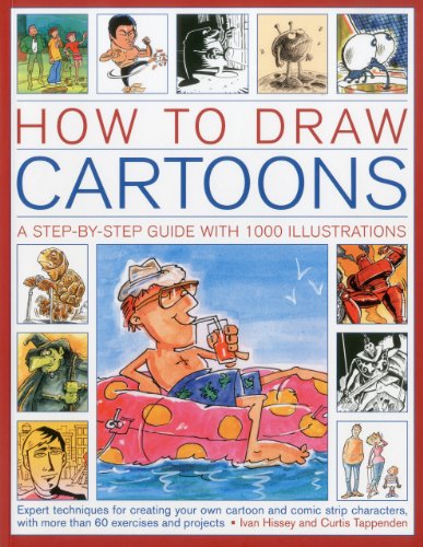 how to draw cartoons a step by step guide with 1000 illustrations