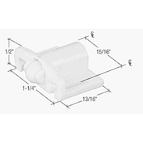 CRL Nylon Shower Door Roller Catch by C.R. Laurence