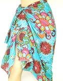 Women's Cotton Print Sarongs - Vibrant printed cotton sarongs for ladies and girls - 10 designs available
