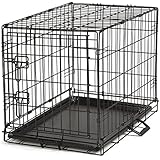 ProSelect Easy Dog Crates for Dogs and Pets - Black;  Small, Medium, Medium-Large, Large, Extra Large