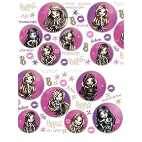 BRAND NEW OFFICIAL BRATZ WALL STICKERS