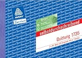 Produkt-Bild: Zweckform Quittungen mit MwSt-Nachweis/1735 A6 quer Inh.2x40 Blatt