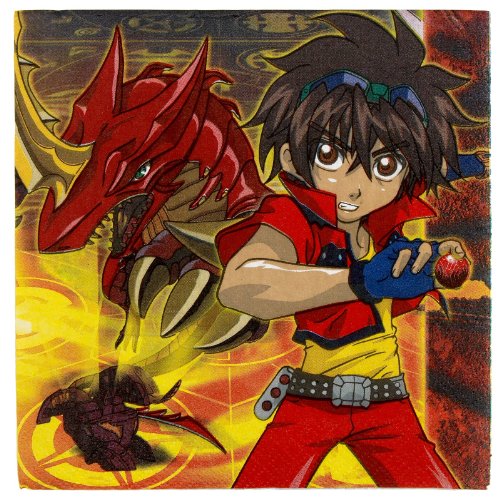 Bakugan Party Napkins (16 Sheets)