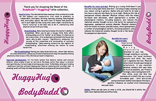 Baby Wraps, Baby Carriers by HuggyHug™ Cuddle Your Baby, Classic Black