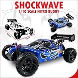 SHOCKWAVE ~ 1/10 SCALE ~ RC NITRO BUGGY ~ by REDCAT RACING ~ BLUE :
