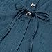Lisli Women Long Sleeve Denim Jeans Jumpsuit Bodysuit Shorts Romper Playsuit Blue