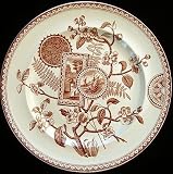 Aesthetic Brown Transfer Plate ~ PERAK 1885