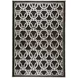 Surya BSL7112-5276 Basilica Rug- 60% Viscose | 40% Acrylic Chen- Machine Made- Charcoal/Smoke/Pale Gray- 52X76