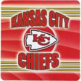 Kansas City Chiefs End Zone Four Piece Foam Coaster Set