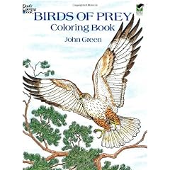 Birds of Prey Coloring Book