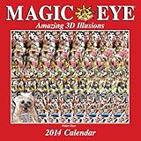 magic eye 2014 wall calendar amazing 3d illusions