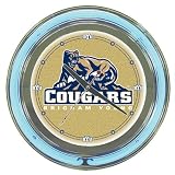Brigham Young University Neon Clock - 14