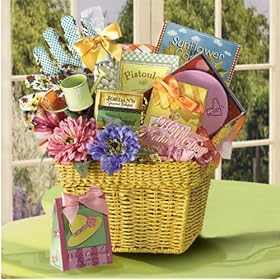 A GIFT BASKET FOR MOM: MOTHERS DAY WISHES - INCLUDES COOKIES, CAPPUCCINO DRINK, MUSICAL CD & MORE