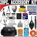 28 PC ULTIMATE DELUXE DB ROTH ACCESSORY KIT FOR THE CANON VIXIA HF100 FLASH MEMORY HIGH DEFINITION CAMCORDER AND FOR THE CANON VIXIA HF10 FLASH MEMORY HIGH DEFINITION CAMCORDER + BONUS Gift = Waterproof Camera = Great For Kids