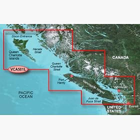 Garmin VCA501L - Vancouver Island - Dixon Entrance - SD Card
