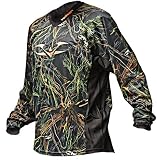 2012 Valken Crusade Jersey- Static Green/Orange- Large