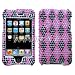 Ipod Touch 2nd Gen & 3rd Gen Pink Black Rhombic Plaid Diamond Protector Cover