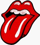Rolling Stones Tongue Embroidered Iron On or Sew On Patch