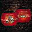 Pack of 3 Young Harley Davidson Chinese Paper Lanterns