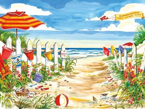 24" x 18" Beach Time / Elias Puzzle 550pc