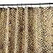 iDesign Cheetah Print Fabric Bathroom Shower Curtain - 72