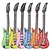 Dr.dudu Inflatable Guitar, Waterproof Assorted Colors Party Decoration (6pack)