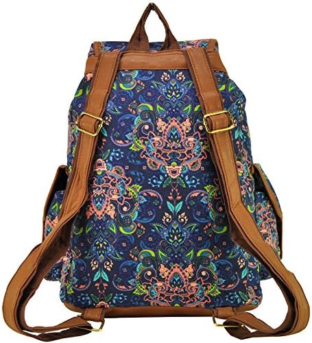 Puledon Classic Vintage Retro High-capacity Portable Cute Bags Canvas Schoolbag Travel Backpack Bookbag Backpack School Bag