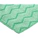 Rubbermaid Commercial Reusable Cleaning Cloths, Microfiber, 16" x 16", Green (Q620)