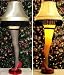 Full Size Leg Lamp Shimmering Cream Shade Red Shoe FREE SHIPPING