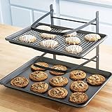Linden Sweden Baker's 4-Tier Adjustable Metal Cooling Rack