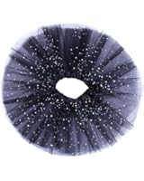 Anleolife 12" Girls Fluffy Tutu Skirt/Princess Ballet Dance Stars Sequins Tutu