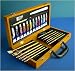 Acrylic Artists Set Includes Paints, Brushes And Other Essentials In A Sturdy Wood Carrying Case