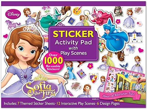 2 Pk, Bendon Disney Sofia The First Ultimate Sticker Activity Pad