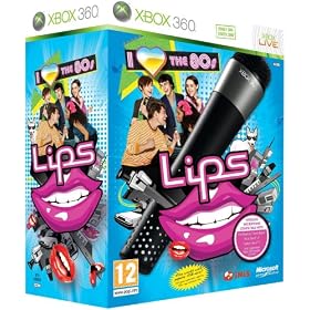 Lips: I Love the 80's - Game and Wireless Microphone (Xbox 360)