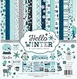 Echo Park Paper Company Hello Winter Collection Kit, 12 x 12"