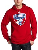 MLS FC Dallas Loose Embroidery Fleece Hood (University Red, Medium)