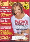 KATIE COURIC GOOD HOUSEKEEPING NOVEMBER 2004 THANKSGIVING FAVORITES!