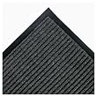 Crown Needle Rib Wipe and Scrape Mat, Polypropylene, 36 x 120, Gray (NR0310GY)