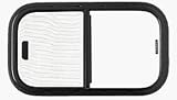 CRL Horizontal Sliding Horse Trailer Window 25-1/4 x 15-1/4
