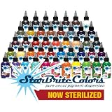 Starbrite 46 Essential Colors Sterile Tattoo Ink 1/2 oz