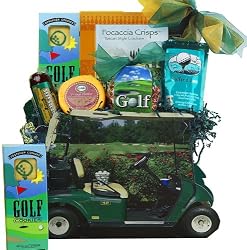 Art of Appreciation Gift Baskets Gone Golfing! Golf Cart Gift Bag of Gourmet Food Treats