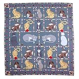 Patch Magic King Kitty Cats Duvet Cover, 108-Inch by 98-Inch
