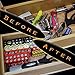Storacell by Powerpax Slimline C Battery Caddy, Glow-in-The-Dark Moonshine, Holds 4 Batteries