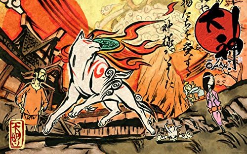 Desgin Studio20 Okami Ps3 Wall Art Poster A3 HD Poster Art PNCA22101