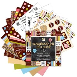 Diecuts with A View 8-Inch-by-8-Inch Die Cuts with A View Scrapbook Kit In A Stack, Friends and Family