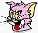 Tom & Jerry - Tom The Cat (Head Shot) - Embroidered Iron On or Sew On Patch