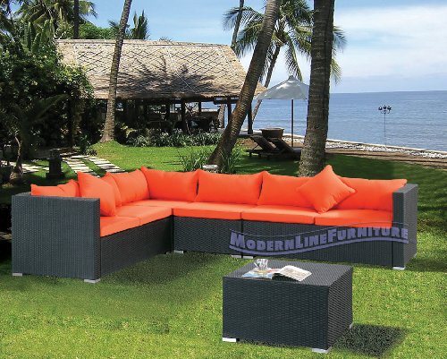 Modern Furniture All-Weather Collection: Pumpkin 